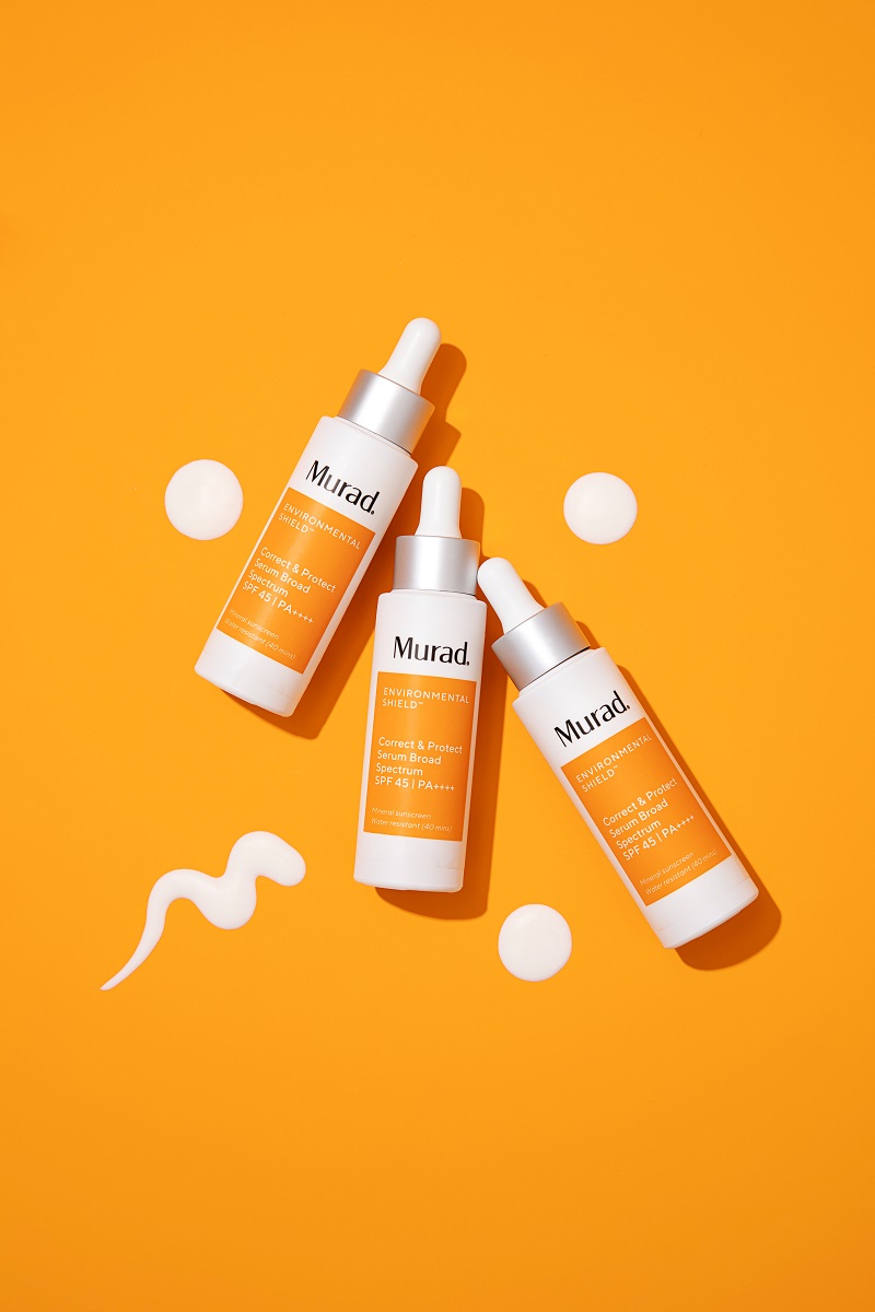 Untuk membantu memperbaiki tompokan dan mencegah hiperpigmentasi, Murad Skincare telah mencipta Correct & Protect Serum Broad Spectrum SPF 45 | PA++++. 