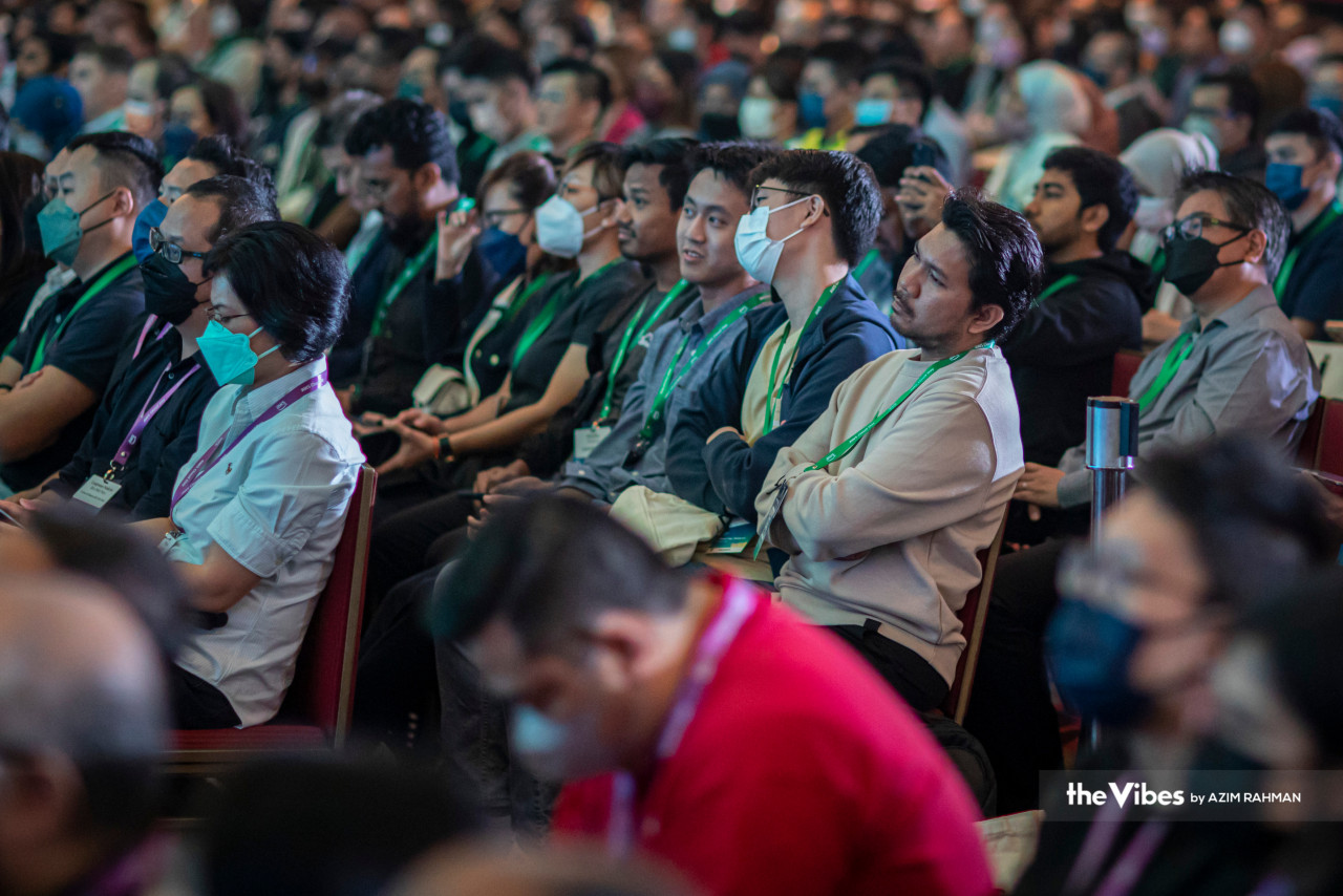Sebahagian tetamu yang hadir pada majlis AWS Malaysia Cloud Day, di sini, hari ini. 