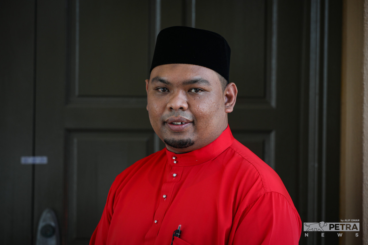 Calon DUN Lendu untuk PH, Mohamad Asri Ibrahim. - Gambar Alif Omar