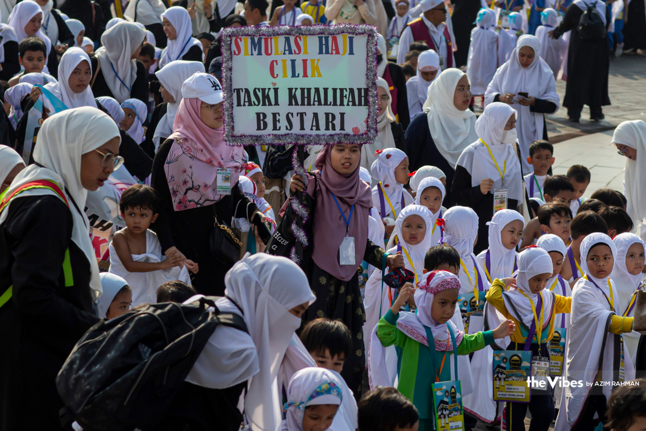 88 tadika telah mengambil bahagian dalam Program Simulasi Haji Cilik ini.