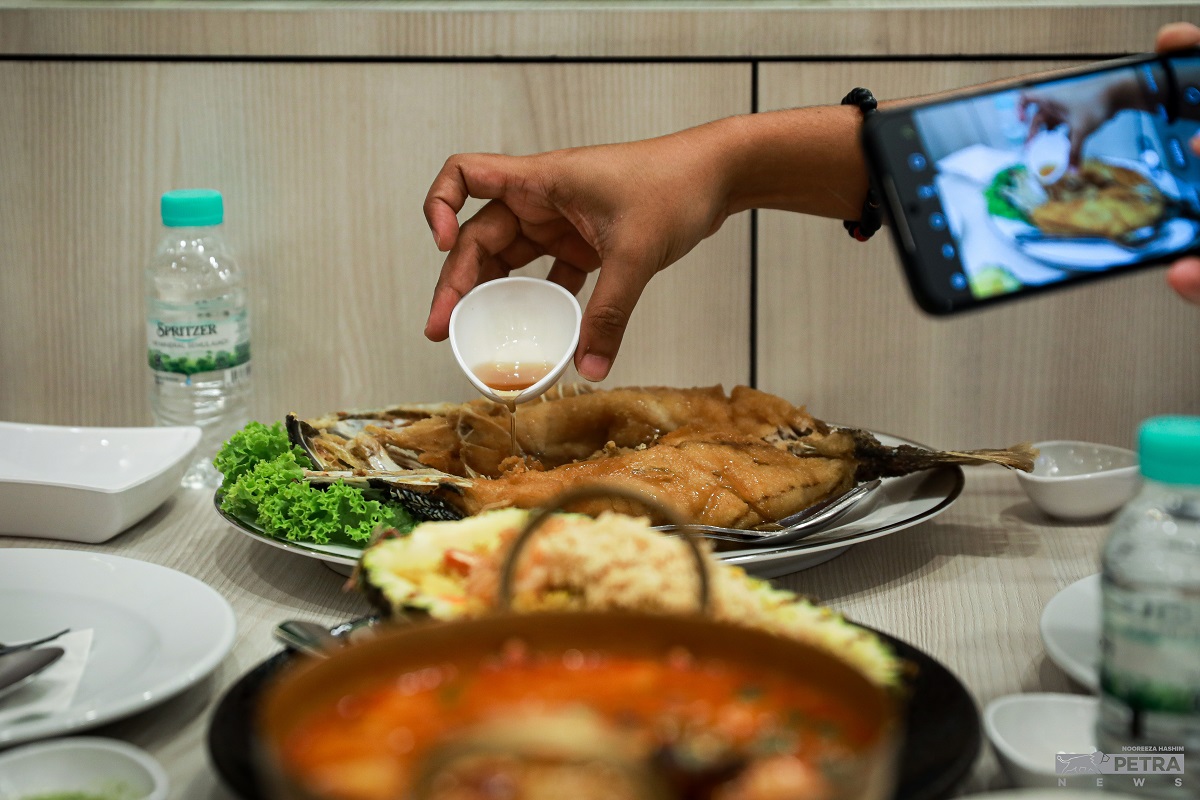 Sebahagian menu yang menjadi pilihan pelanggan. gambar Nooreeza Hashim