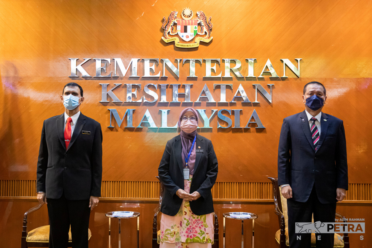 Dr Zaliha hadir pada Majlis Perhimpunan Bulanan Kementerian Kesihatan di Putrajaya, hari ini.