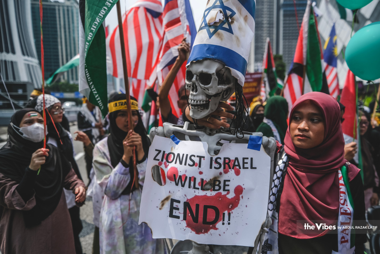 Ia turut diadakan susulan kebiadaban rejim zionis yang menceroboh Masjid Al-Aqsa dan menyerang rakyat Palestin baru-baru ini