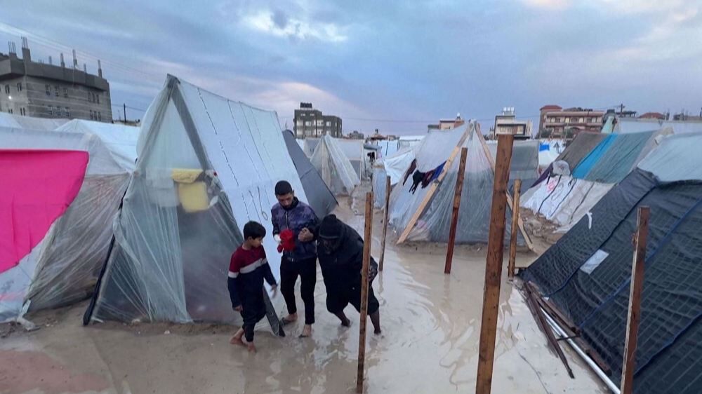 Kem pelarian yang dihuni rakyat Palestin. - gambar IRNA