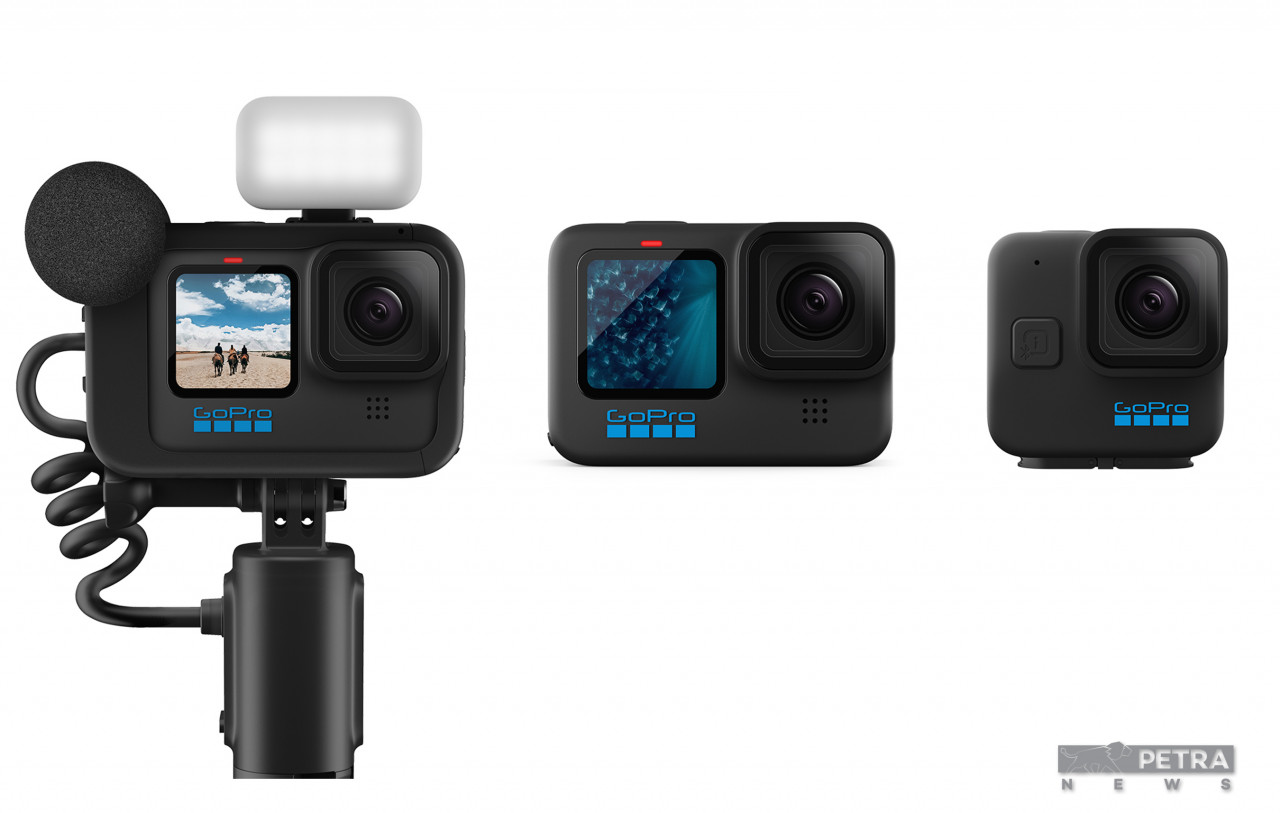Barisan GoPro Hero11 Black yang kini sudah mula memasuki pasaran Malaysia. – Gambar GoPro