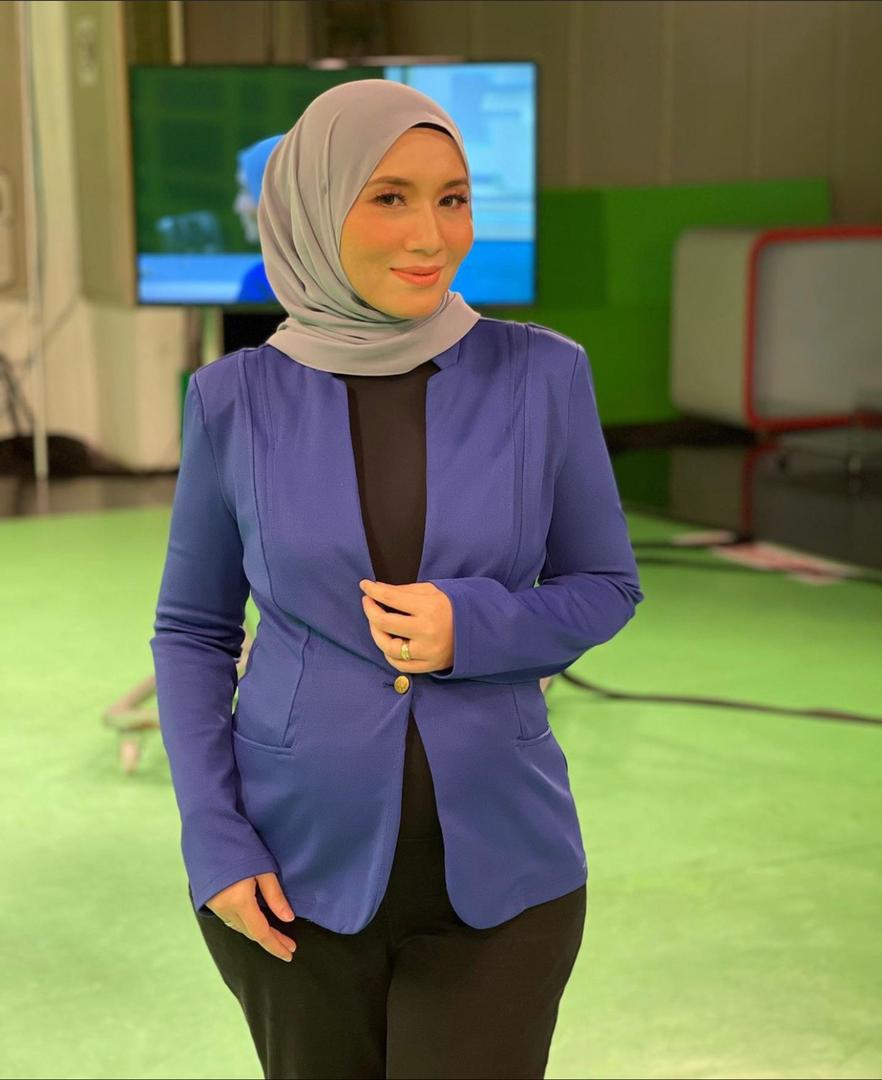 Azliyanti masih cergas di set walaupun ketika hamil.