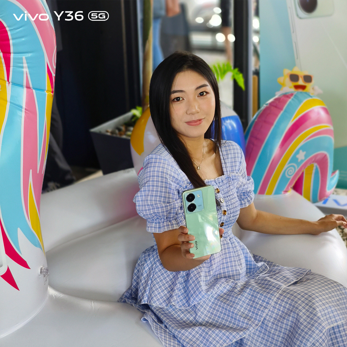 Model ini bersaiz 164.3 x 76.1 x 8.3 mm dan berat secara keseluruhannya adalah 190g. - Gambar Vivo