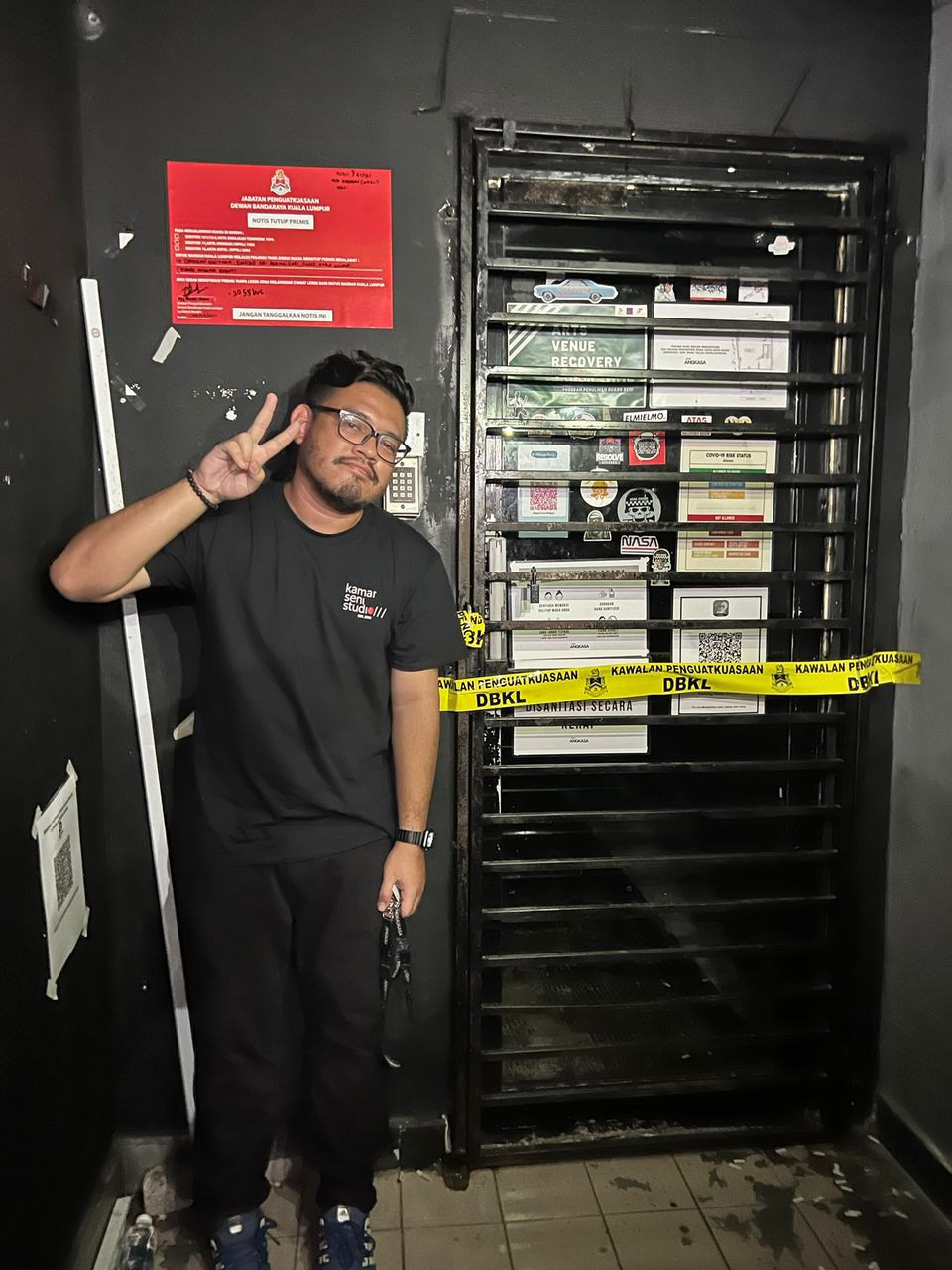 Angkasa Event Space disita sekitar jam 7.45 malam Ahad lalu semasa mereka sedang mengadakan sebuah acara muzik - Gambar Fail