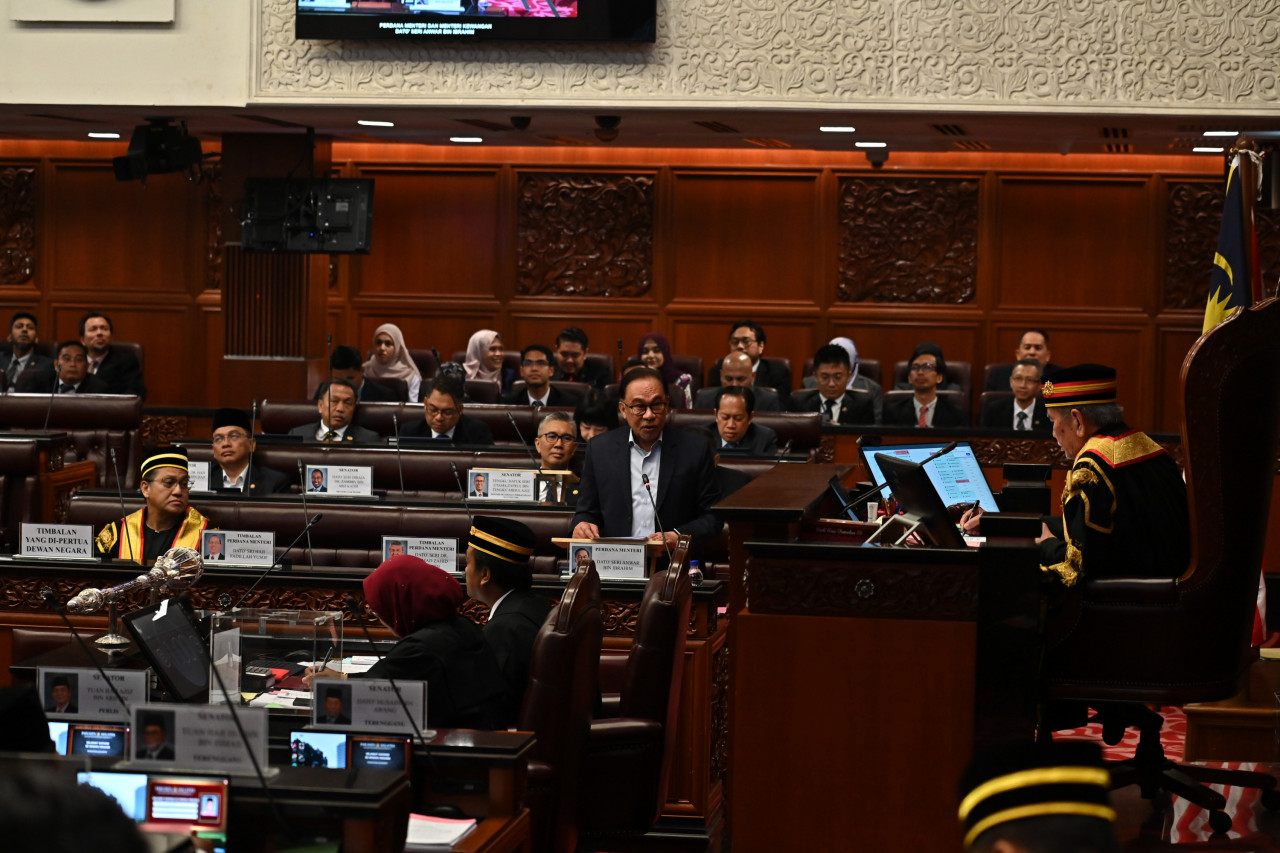 Anwar Ibrahim - Gambar oleh Jabatan Penerangan