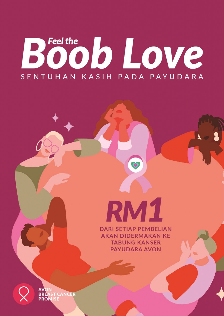 Orang ramai yang membeli produk Avon turut berpeluang menyumbang kepada Tabung Kanser Payudara Avon  