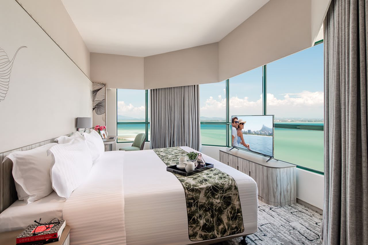 Bilik tidur di Ascott Gurney Penang
