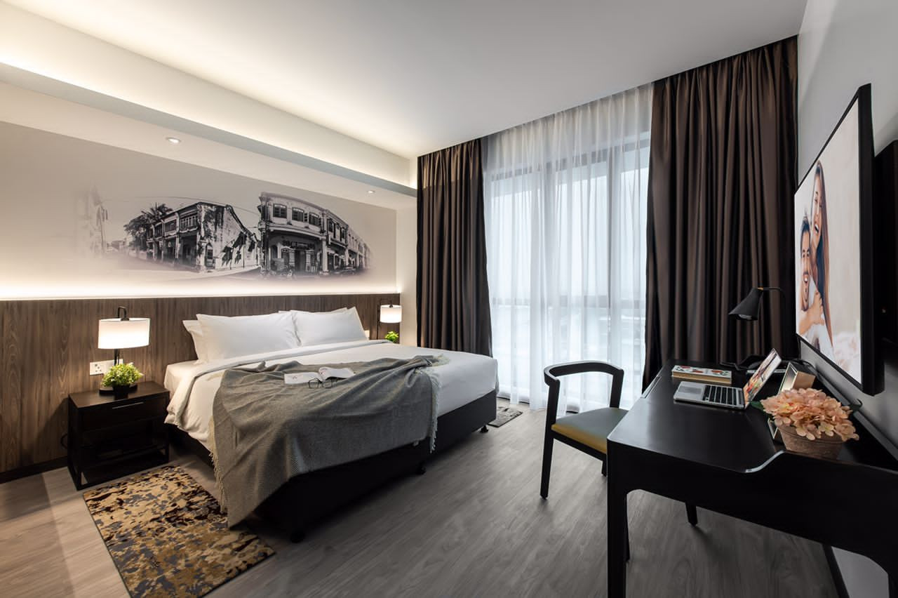 Bilik tidur Sky Residence Prai by The Ascott