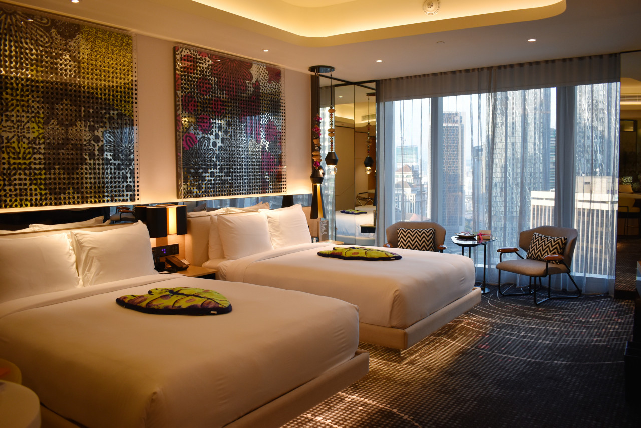 Kamar di lantai 22, W Kuala Lumpur - Gambar oleh Rahayu Mat Nah