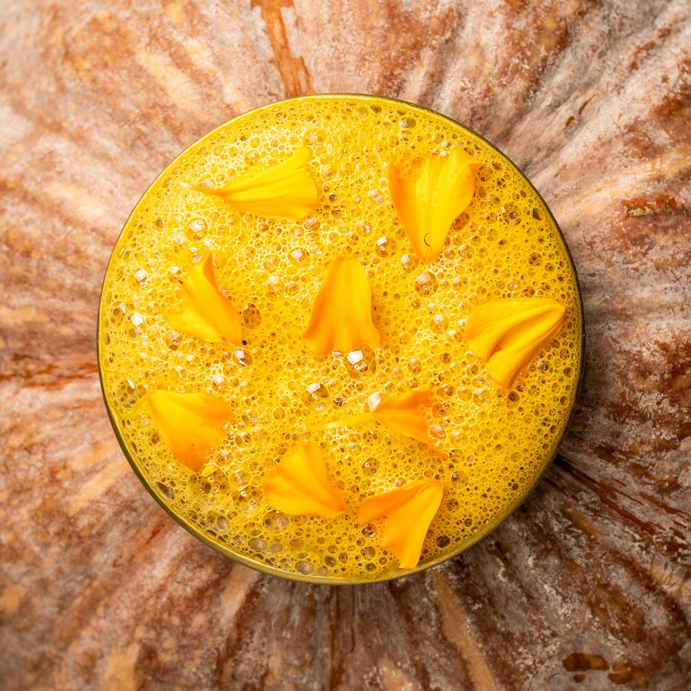 Aged Pumpkin Flower Crab