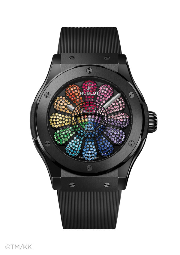 Classic Fusion Takashi Murakami Black Ceramic Rainbow - Gambar Hublot SA