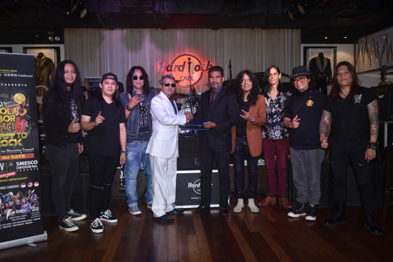 Barisan artis yang bakal menggegarkan Konsert Kolaboraci – Three To Rock. - Gambar PR 