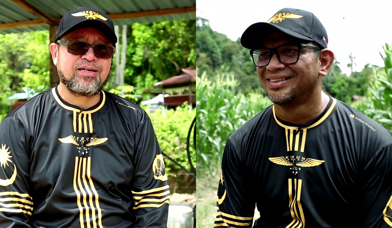Kapten Abd. Hanif Abd. Malek (kiri) dan Kapten Narulbashah Ramli.