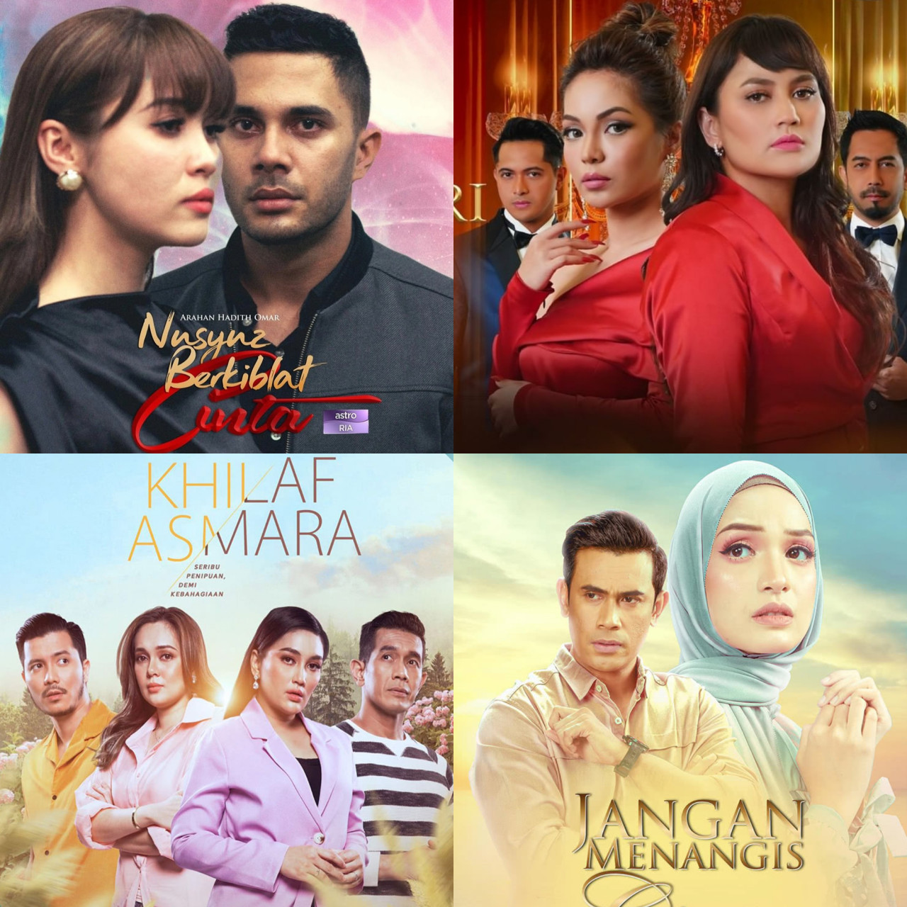 Antara drama yang hangat diperkatakan warganet tempatan