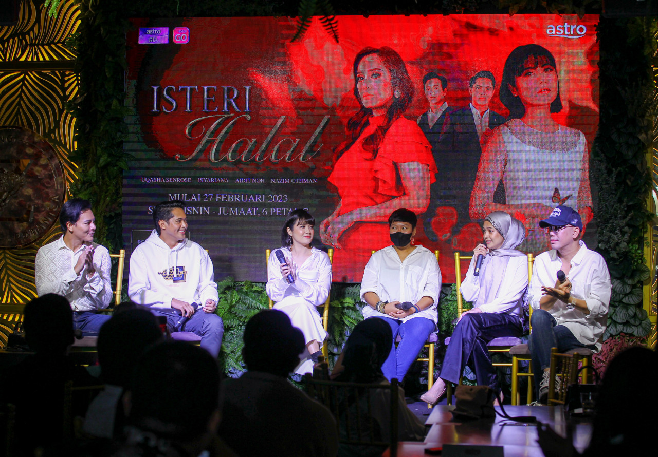 Sidang media 'Isteri Halal' - Gambar Astro