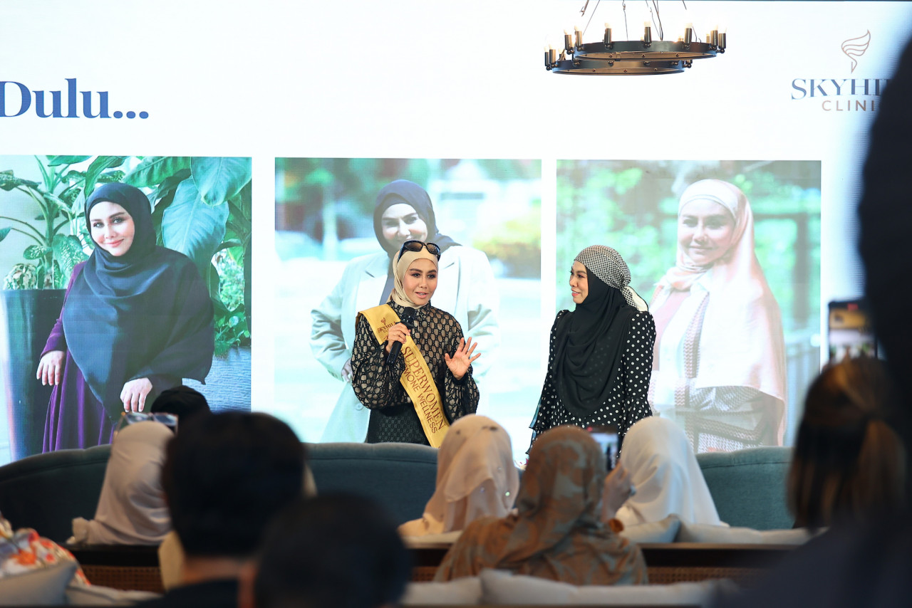 Perkongsian Ella pada acara ‘Superwomen Hormone Wellness Recognition Ceremony’.