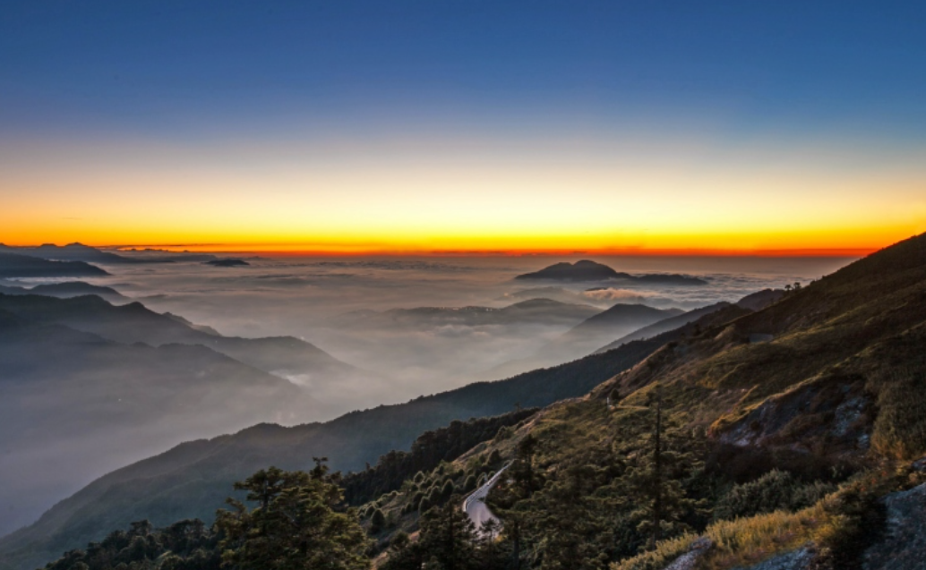 Hehuanshan, antara kawasan pelancongan yang terkenal di Taiwan.