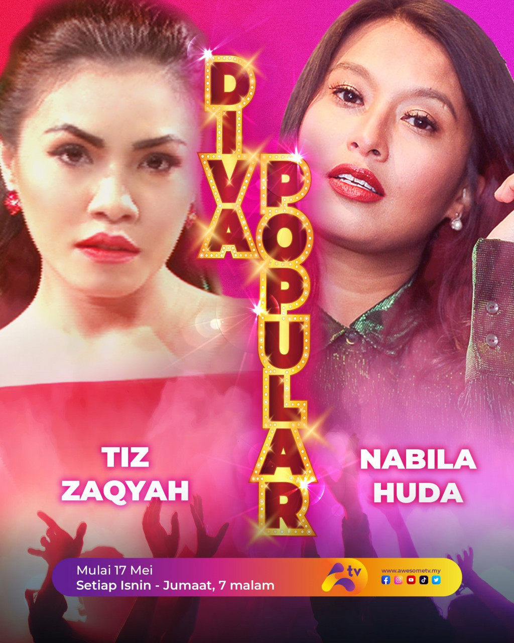Saksikan Diva Popular di Awesome TV, saluran 123 (Astro) & 112 (MyTV)