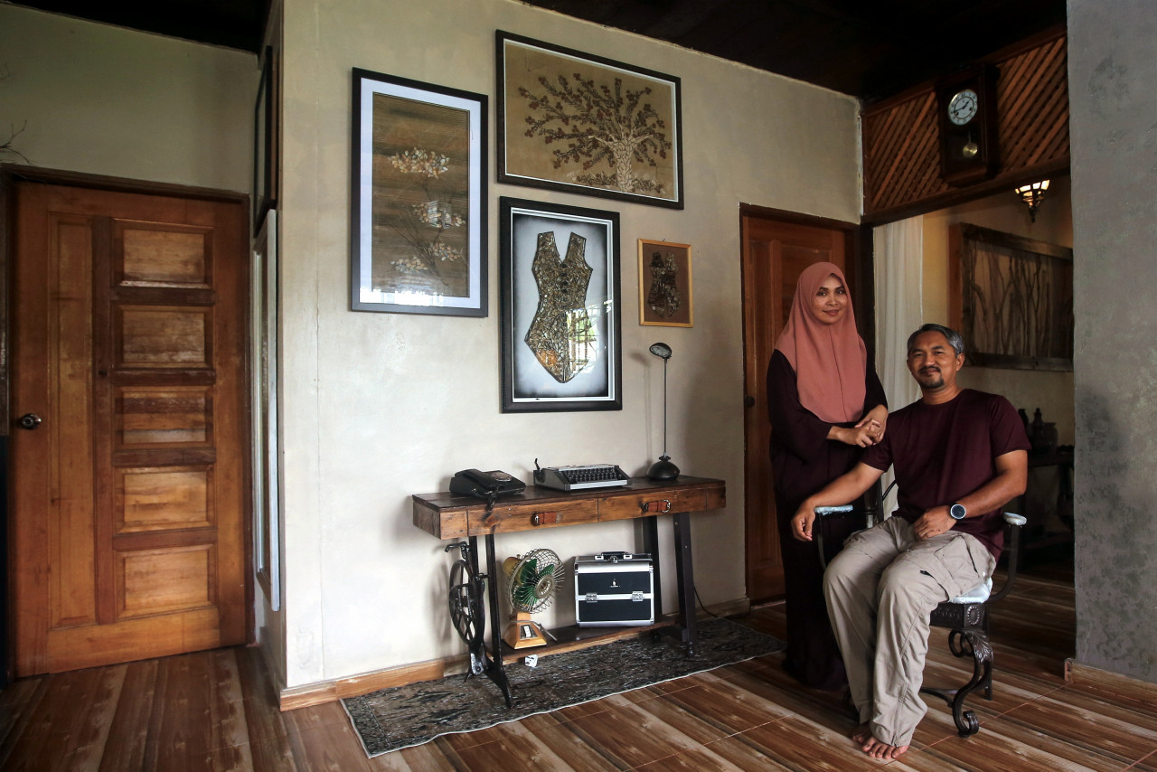 Rumah kampung ini menyimpan 1,001 keistimewaan dengan aura tersendiri sehingga mampu memukau sesiapa sahaja yang melangkah masuk ke dalamnya. - Gambar Bernama