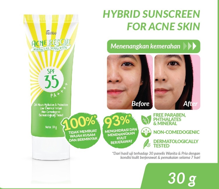 Pelindung matahari ini diuji secara dermatologi untuk memastikan keselamatan dan keberkesanannya.