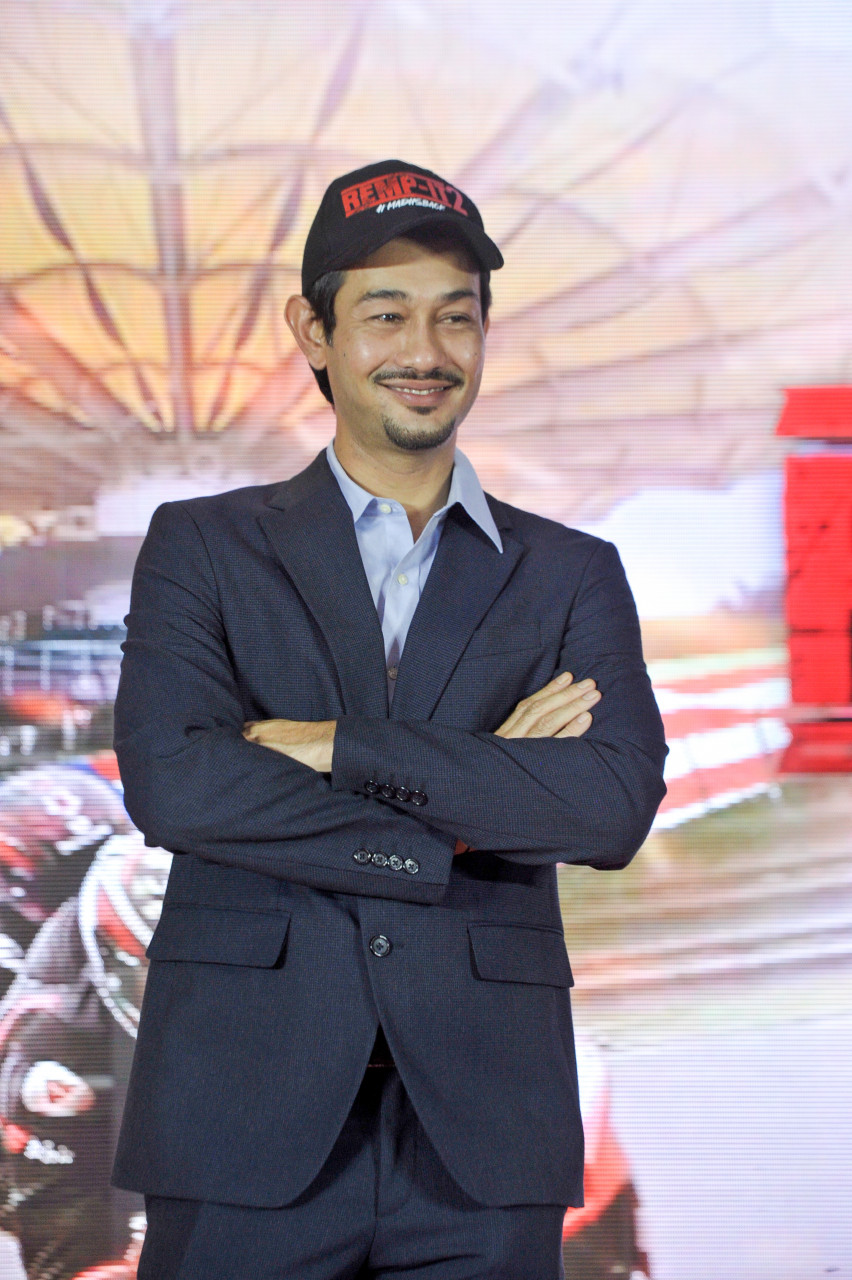 Farid Kamil di majlis prebiu Remp-It 2 - Gambar ihsan Empire Solutions
