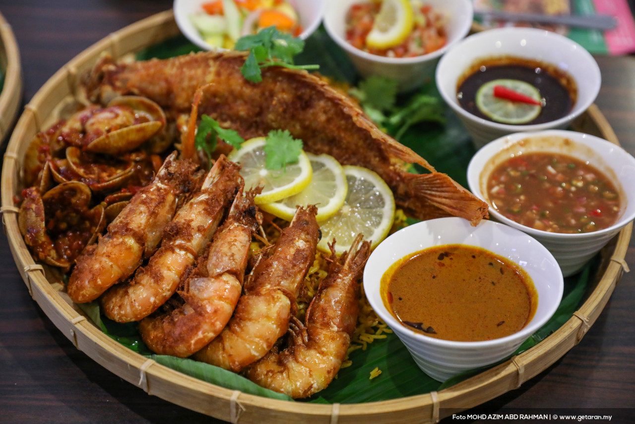 Nasi Dulang Seafood