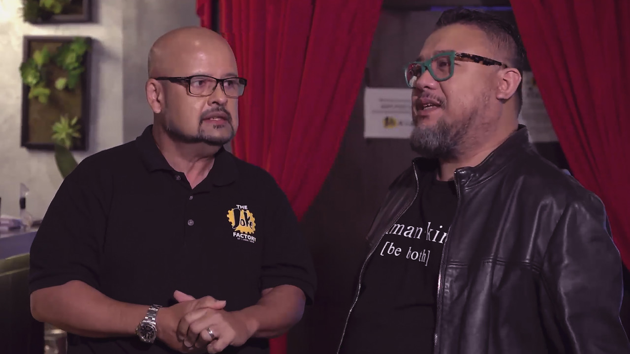 Juri dan mentor jemputan, Harith Iskander dan juri Dato' Afdlin Shauki