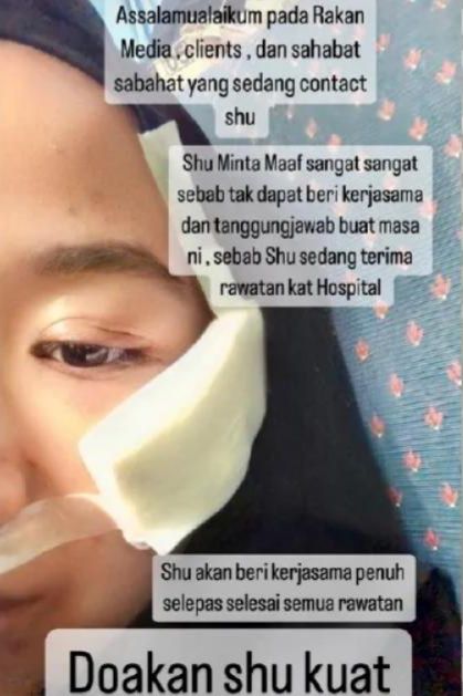 Tangkapan layar Instagram Nurul Shuhada