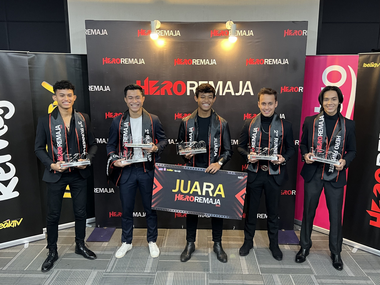 Barisan pemenang Pencarian Hero Remaja 2021