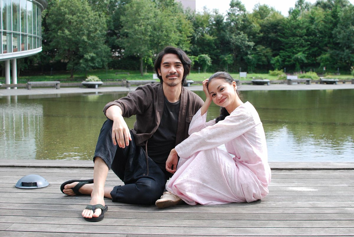 Iedil Dzuhrie Alaudin dan Sharifah Amani. Gambar: Aki Uehara