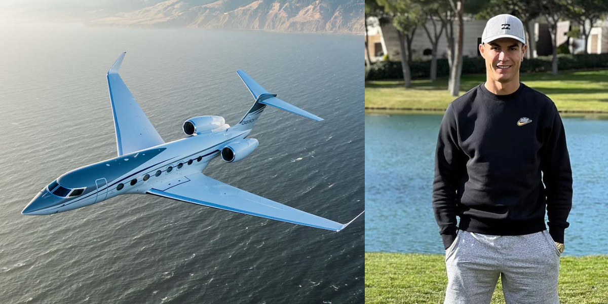 Gambar: Gulfstream.com dan Instagram @cristiano