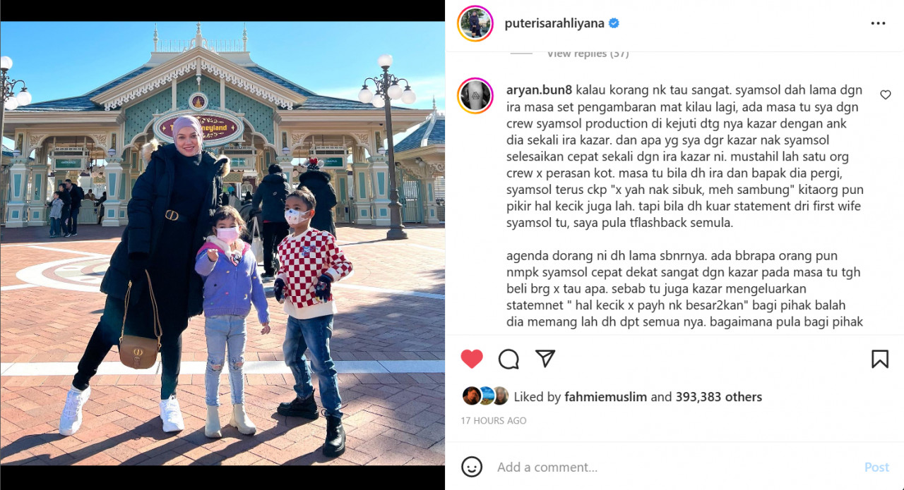Tangkapan layar Instagram komen @aryan.bun8