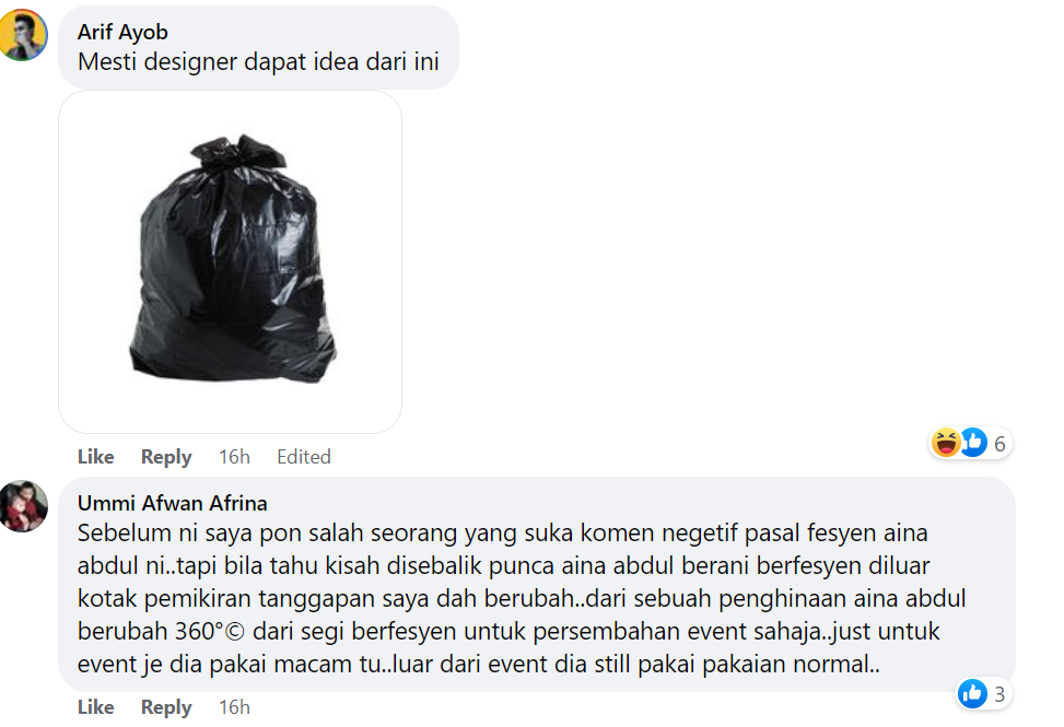 Antara komen netizen di media sosial