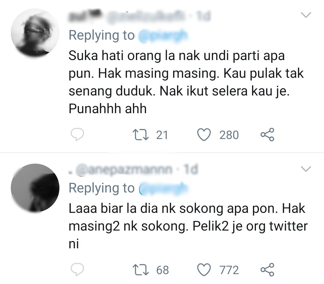Komen Netizen - Tangkapan layar media sosial