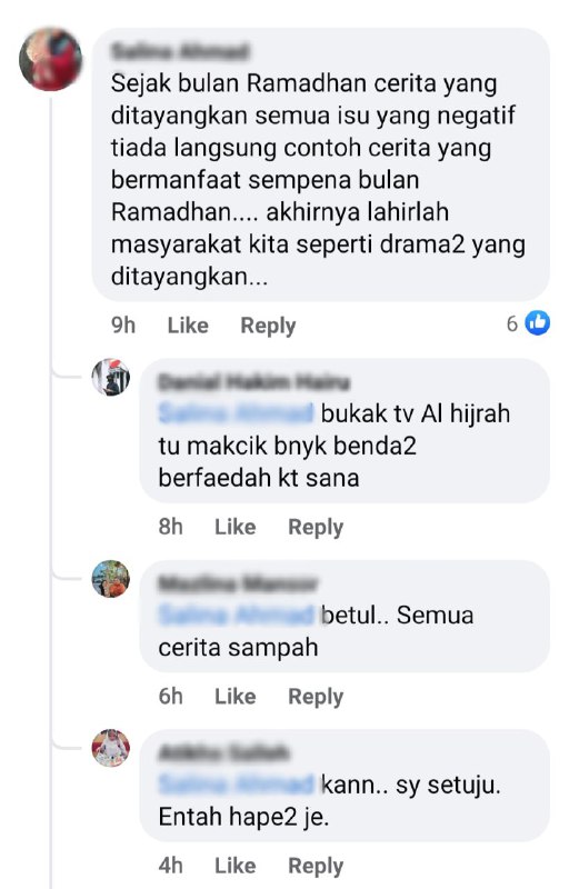 Tangkapan layar media sosial