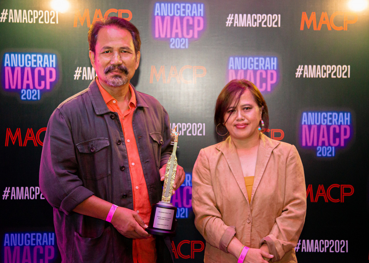M. Nasir semasa acara Anugerah MACP 2021. Gambar Fail