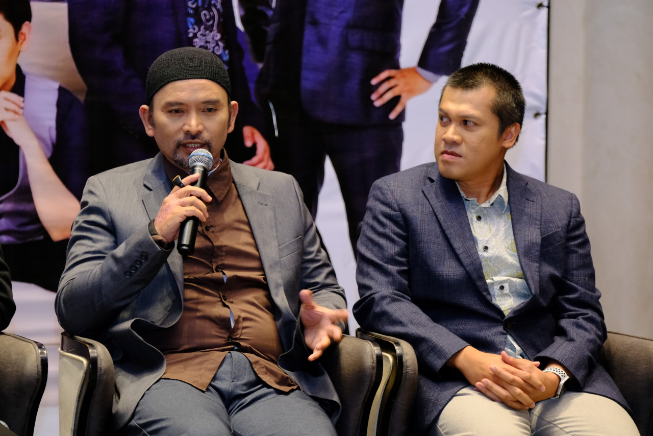 Nazrey terharu diundang membuat persembahan di Konsert Saujana 25 Tahun, tidak lama lagi. - Gambar ihsan Scriptology Sdn Bhd 