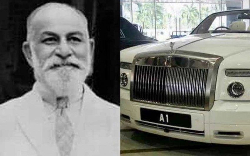 Claude Henry Laboory, pemiliki asal nombor pendfataran pertama Malaysia. - gambar Aplikasi X: @AzrenPutra