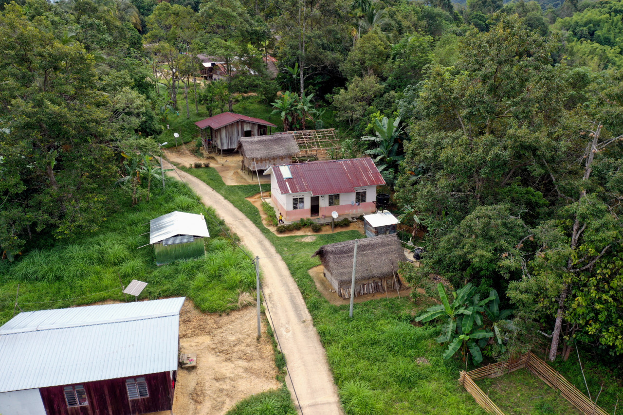 Pos Simpor adalah antara penempatan masyarakat Orang Asli paling jauh di pedalaman di Semenanjung Malaysia. - Gambar Bernama