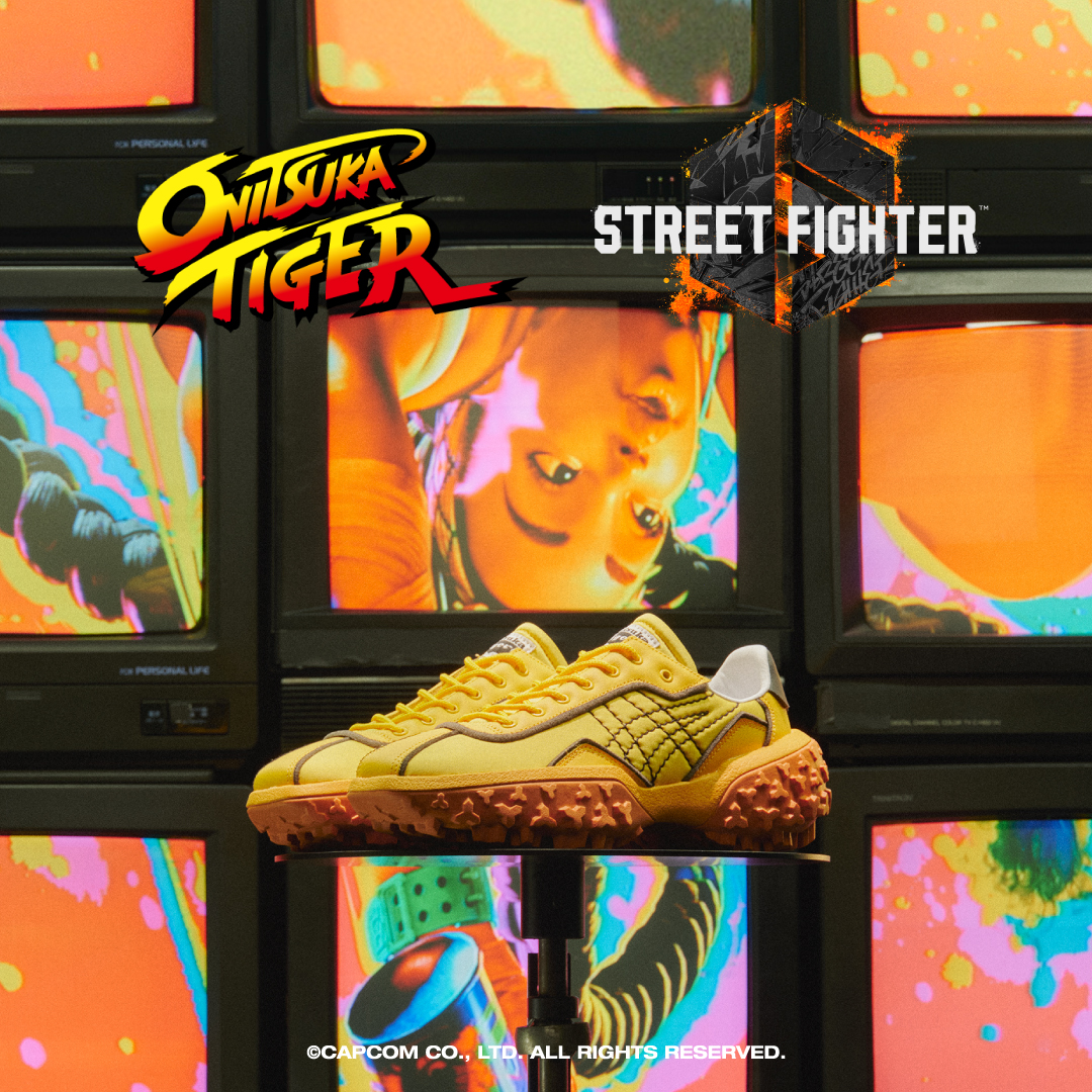 Onitsuka Tiger menghasilkan model Endactus, di mana ia akan turut ditampilkan dalam permainan itu. - Gambar Onitsuka Tiger