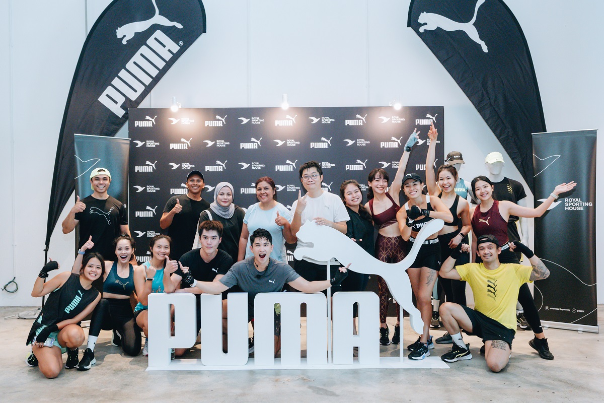 Peserta latihan tinju sempena pelancaran koleksi PUMA FIT. - gambar PUMA Malaysia