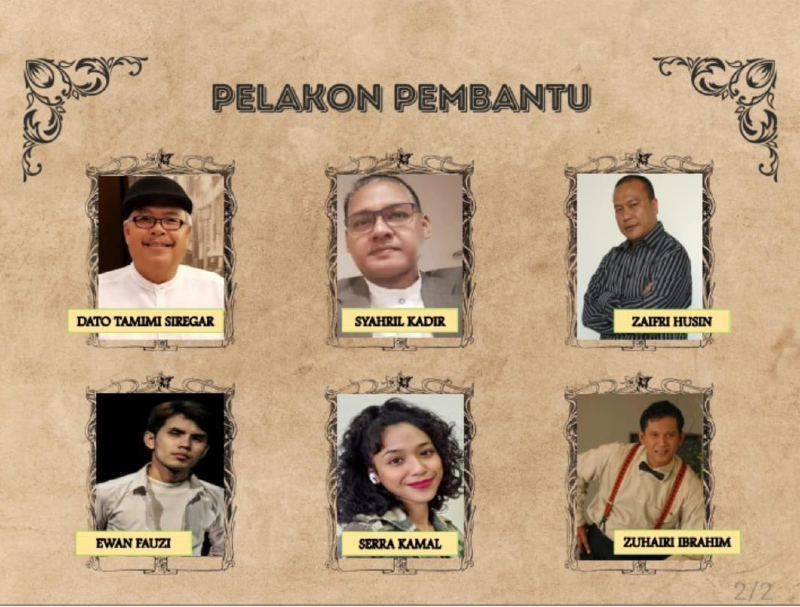 Pelakon pembangtu Lantai T. Pinkie. - gambar Facebook Sitiroy Tan