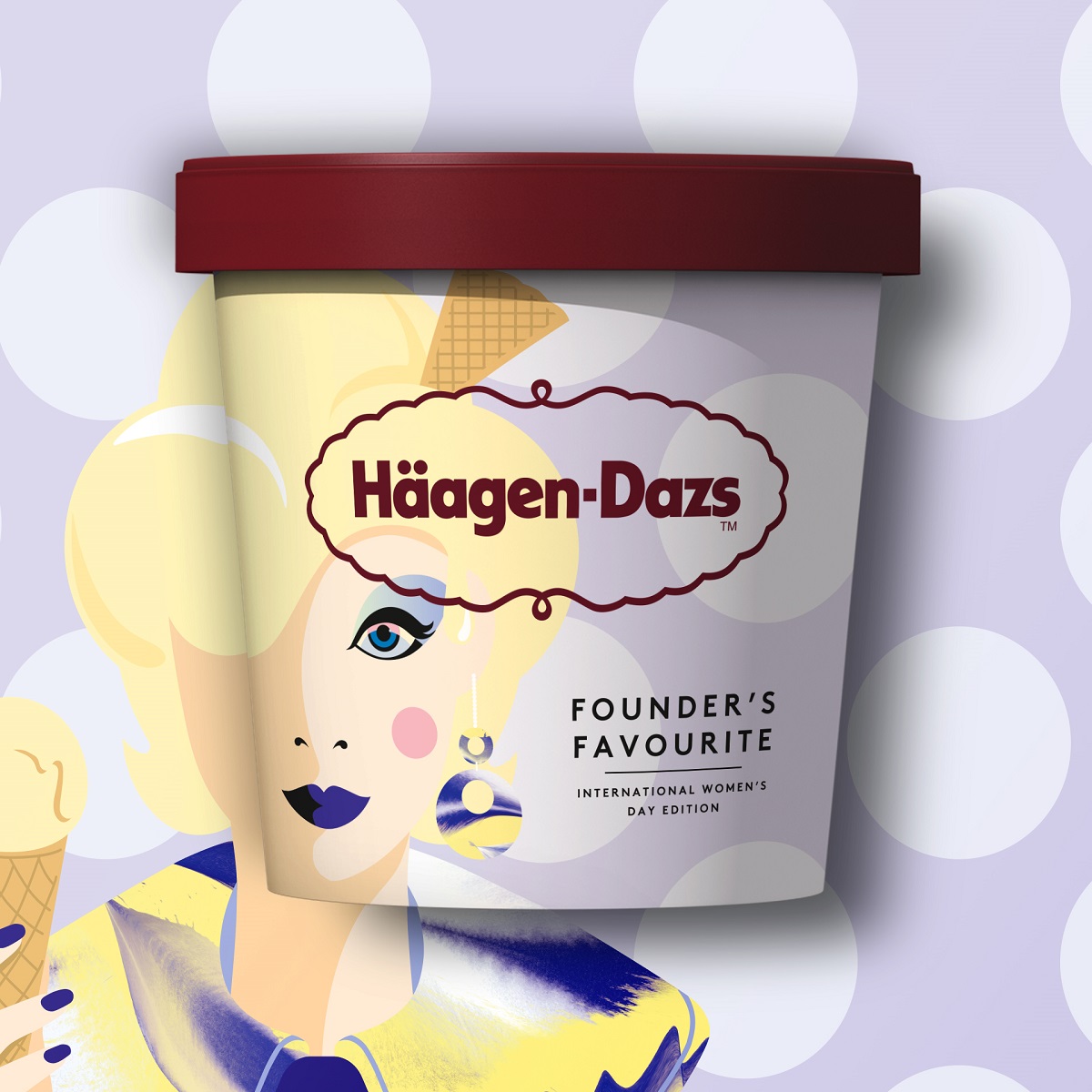 Perisa Häagen-Dazs kegemaran Rose adalah vanila.