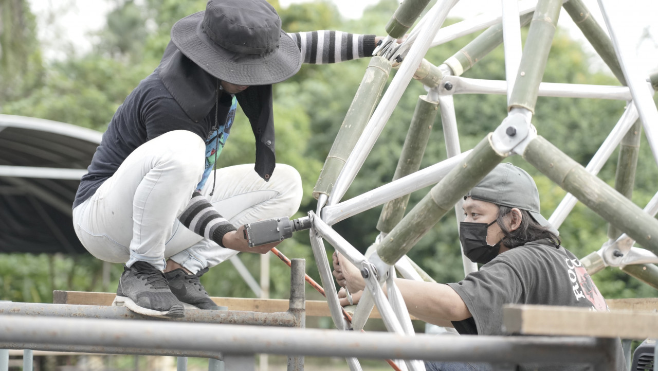 Proses penyiapan karya Ramlan Abdullah