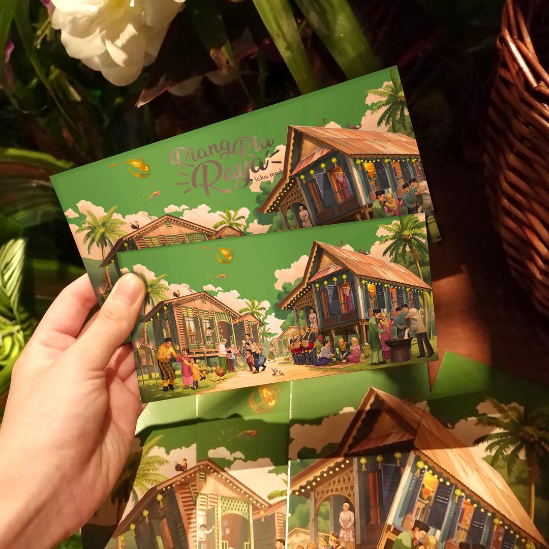 Sampul raya pelbagai motif dan corak antara pilihan lazim orang ramai. - Gambar hiasan