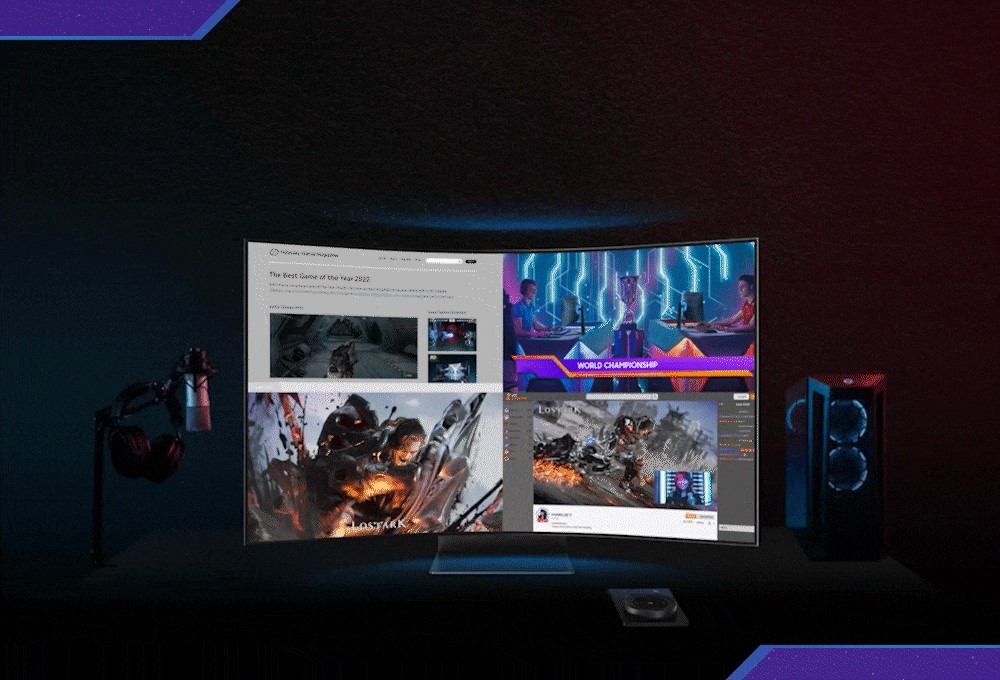 Dengan Samsung Gaming Hub pengguna boleh bermain PC, konsol dan juga permainan awan dengan mudah pada bila-bila masa yang mereka suka. - Gambar ihsan Samsung
